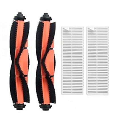 Xiaomi Vacuum Mop 2in1 Essential (MJSTG1) Robot Süpürge Uyumlu 4'lü Yedek Parça Seti